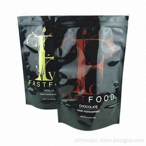 Food Packaging Zipper Stand Up Bag, Eye-catching on Shelf, Food Grade Material